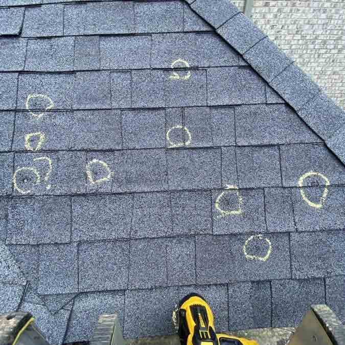 What Hail Damage Really Looks Like on a Roof