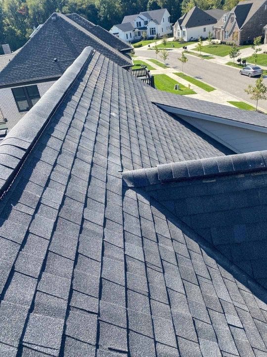 asphalt shingle roofing in Noblesville by installed Rojas Roofing