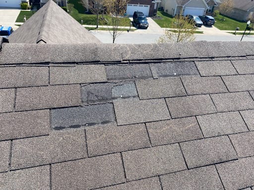 Missing shingles in the yard or on your actual roof Noblesville, IN